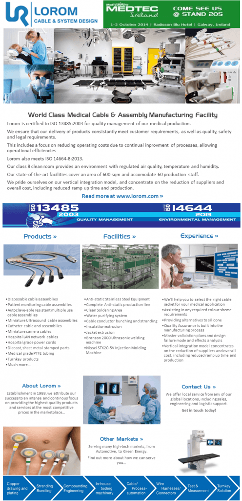 LOROM Enhances Medical Clean Room Capabilities